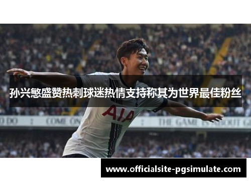孙兴慜盛赞热刺球迷热情支持称其为世界最佳粉丝